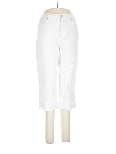 Pre-owned Gloria Vanderbilt Jeans In White