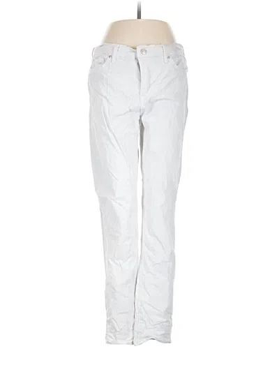Pre-owned Gloria Vanderbilt Jeans In White