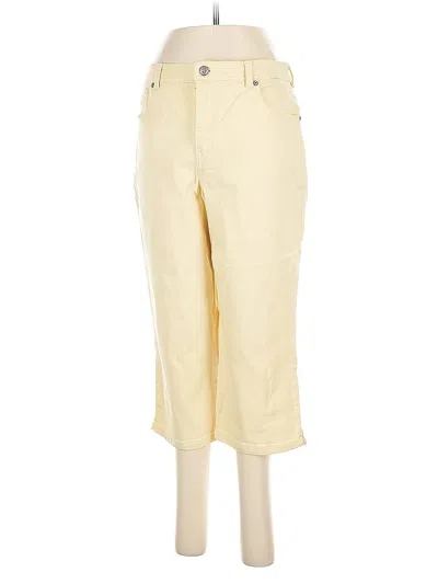 Pre-owned Gloria Vanderbilt Jeans In Yellow