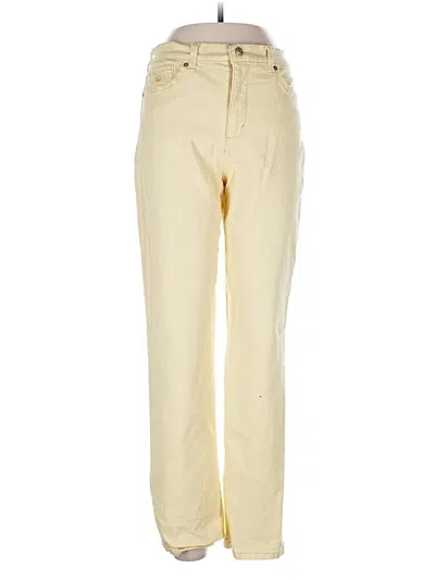 Pre-owned Gloria Vanderbilt Jeans In Yellow
