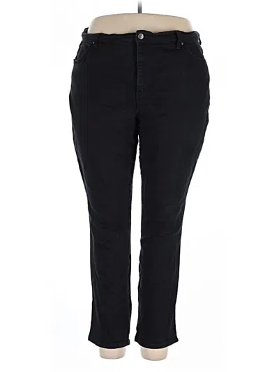 Pre-owned Gloria Vanderbilt Jeggings In Black