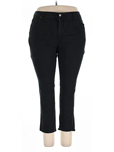 Pre-owned Gloria Vanderbilt Jeggings In Black