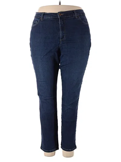 Pre-owned Gloria Vanderbilt Jeggings In Blue