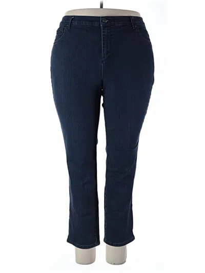 Pre-owned Gloria Vanderbilt Jeggings In Blue
