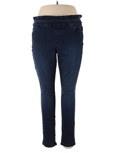 Pre-owned Gloria Vanderbilt Jeggings In Blue
