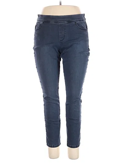 Pre-owned Gloria Vanderbilt Jeggings In Blue