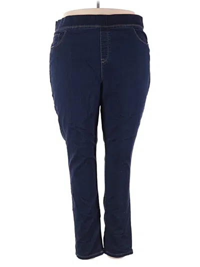 Pre-owned Gloria Vanderbilt Jeggings In Blue
