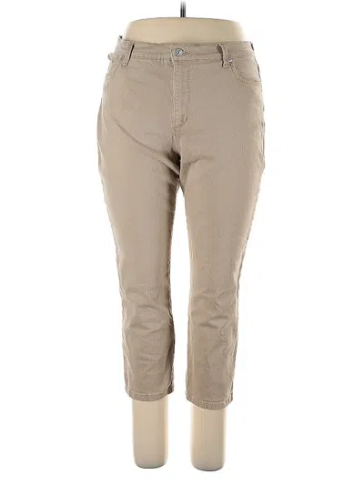 Pre-owned Gloria Vanderbilt Jeggings In Brown