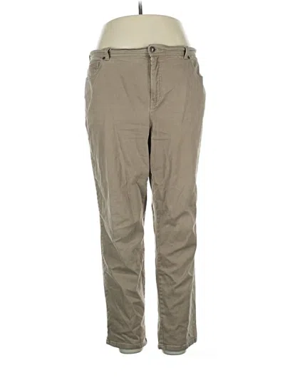 Pre-owned Gloria Vanderbilt Jeggings In Brown