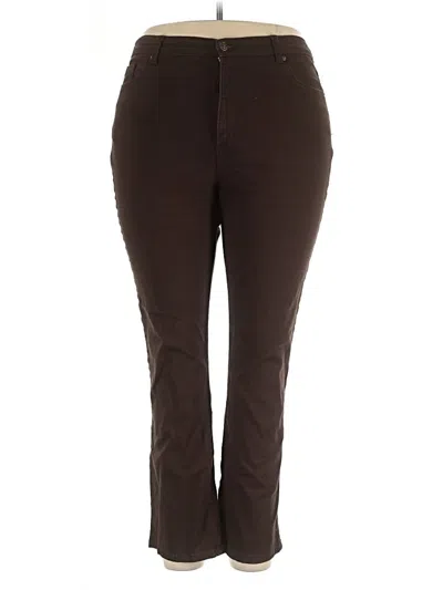 Pre-owned Gloria Vanderbilt Jeggings In Brown
