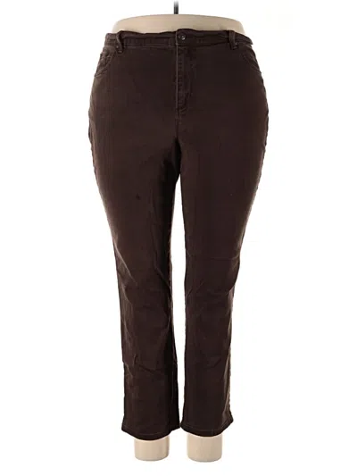Pre-owned Gloria Vanderbilt Jeggings In Brown