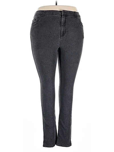 Pre-owned Gloria Vanderbilt Jeggings In Gray