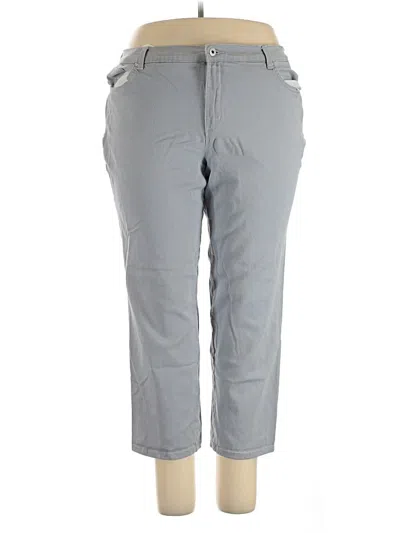 Pre-owned Gloria Vanderbilt Jeggings In Gray