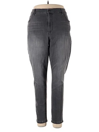 Pre-owned Gloria Vanderbilt Jeggings In Gray