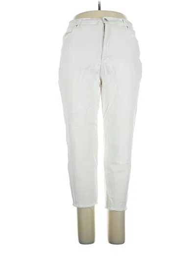 Pre-owned Gloria Vanderbilt Jeggings In Ivory
