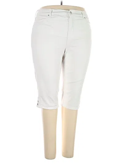 Pre-owned Gloria Vanderbilt Jeggings In Ivory