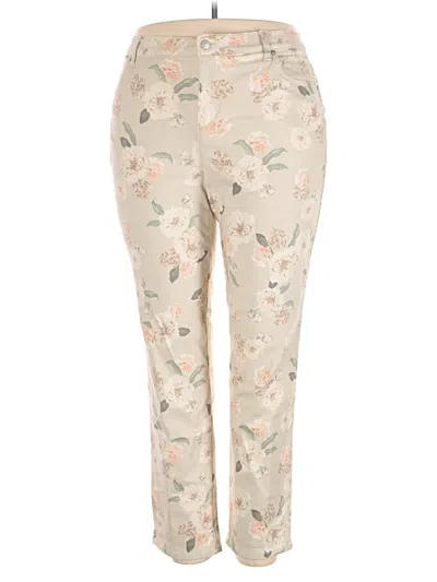 Pre-owned Gloria Vanderbilt Jeggings In Ivory