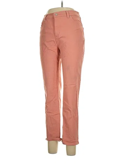 Pre-owned Gloria Vanderbilt Jeggings In Orange