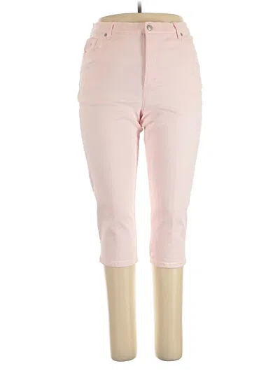 Pre-owned Gloria Vanderbilt Jeggings In Pink