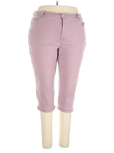 Pre-owned Gloria Vanderbilt Jeggings In Purple