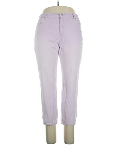 Pre-owned Gloria Vanderbilt Jeggings In Purple