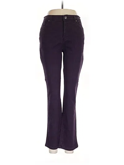 Pre-owned Gloria Vanderbilt Jeggings In Purple