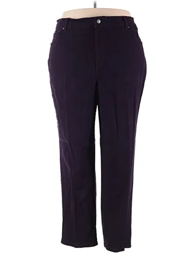 Pre-owned Gloria Vanderbilt Jeggings In Purple