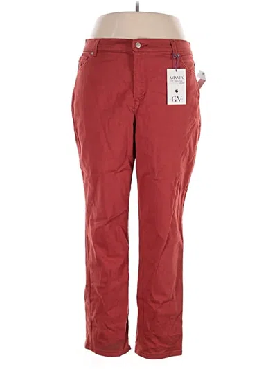 Gloria Vanderbilt Jeggings In Red