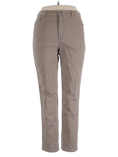 Pre-owned Gloria Vanderbilt Jeggings In Tan