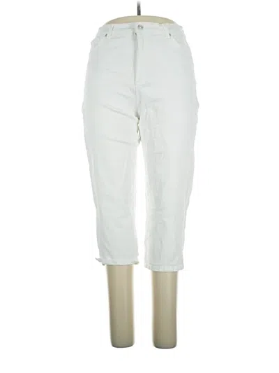 Pre-owned Gloria Vanderbilt Jeggings In White