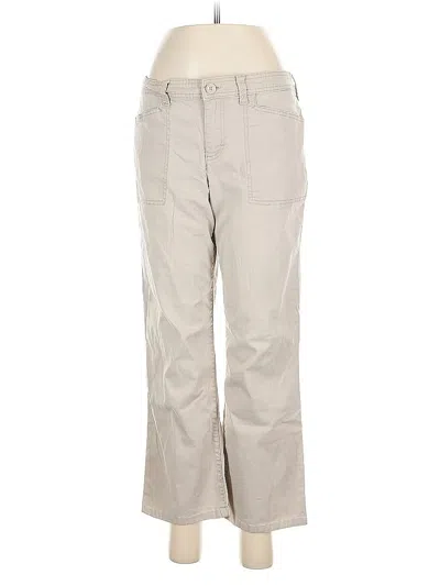 Pre-owned Gloria Vanderbilt Khaki Pant In Brown