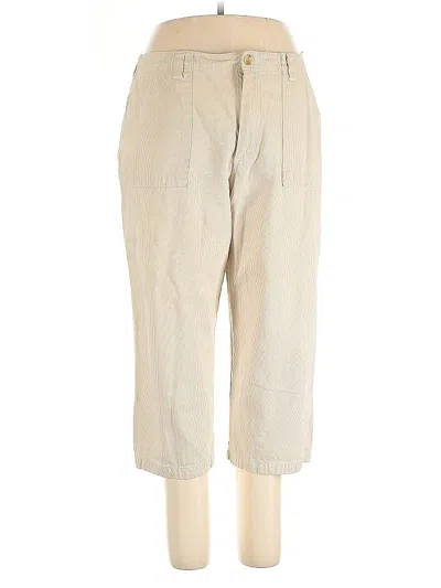 Pre-owned Gloria Vanderbilt Khaki Pant In Brown