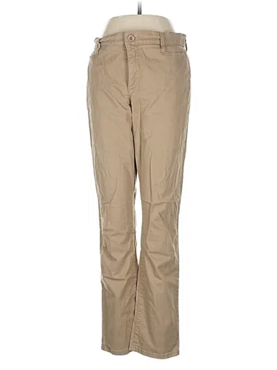 Pre-owned Gloria Vanderbilt Khaki Pant In Brown