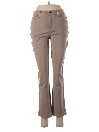 Pre-owned Gloria Vanderbilt Khaki Pant In Brown