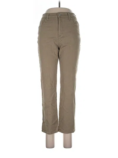 Pre-owned Gloria Vanderbilt Khaki Pant In Brown