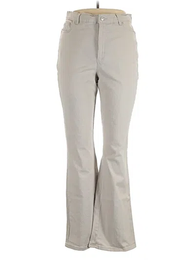 Pre-owned Gloria Vanderbilt Khaki Pant In Gray