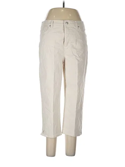 Pre-owned Gloria Vanderbilt Khaki Pant In Ivory