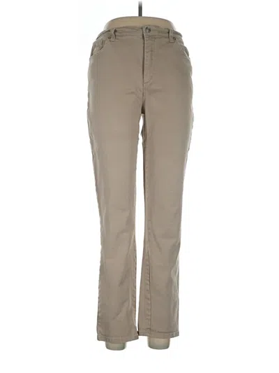 Pre-owned Gloria Vanderbilt Khaki Pant In Tan