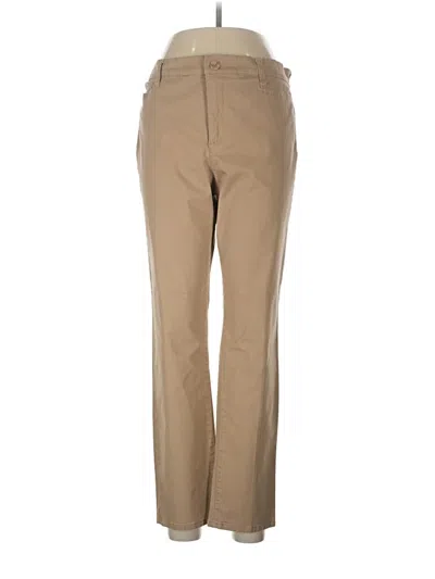 Pre-owned Gloria Vanderbilt Khaki Pant In Tan