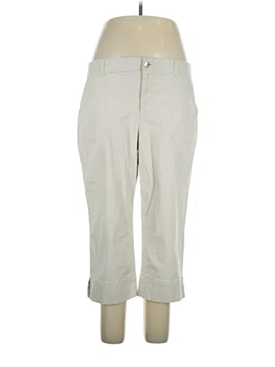Pre-owned Gloria Vanderbilt Khaki Pant In Tan