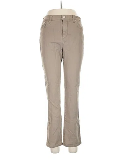 Pre-owned Gloria Vanderbilt Khaki Pant In Tan