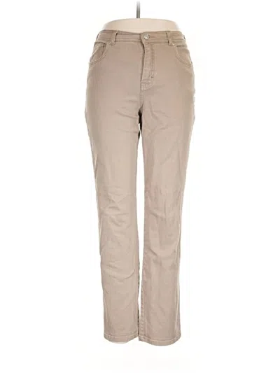 Pre-owned Gloria Vanderbilt Khaki Pant In Tan