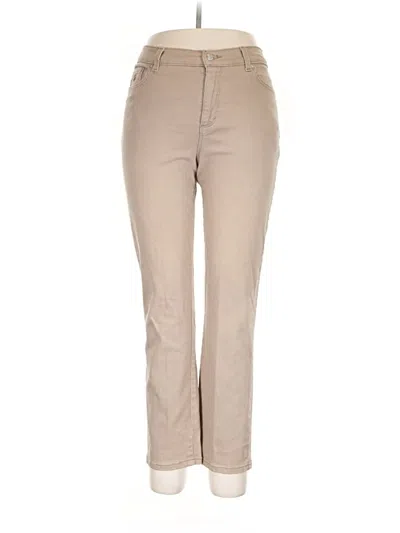 Pre-owned Gloria Vanderbilt Khaki Pant In Tan