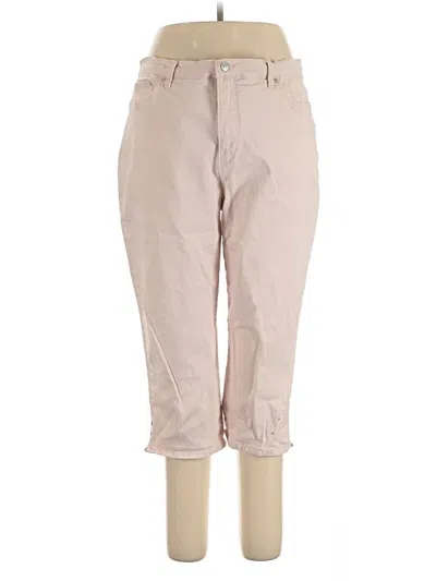 Pre-owned Gloria Vanderbilt Khaki Pant In Tan