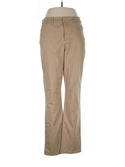 Pre-owned Gloria Vanderbilt Khaki Pant In Tan