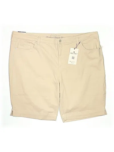 Pre-owned Gloria Vanderbilt Khaki Shorts In Brown