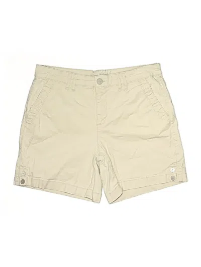 Pre-owned Gloria Vanderbilt Khaki Shorts In Brown
