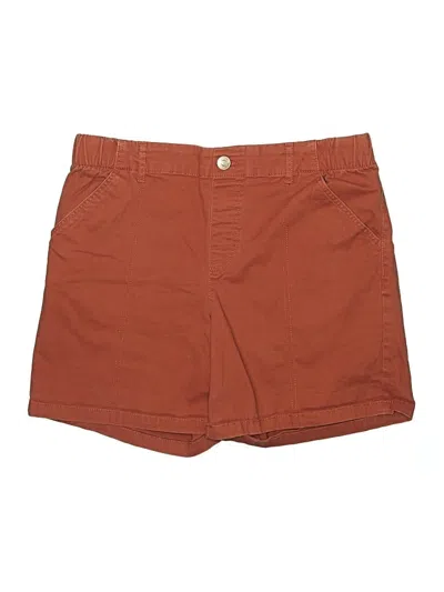Pre-owned Gloria Vanderbilt Khaki Shorts In Brown