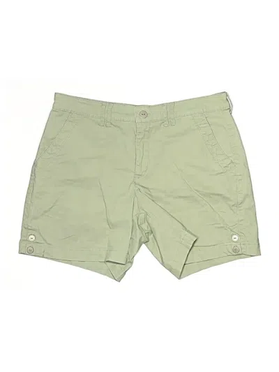 Pre-owned Gloria Vanderbilt Khaki Shorts In Green