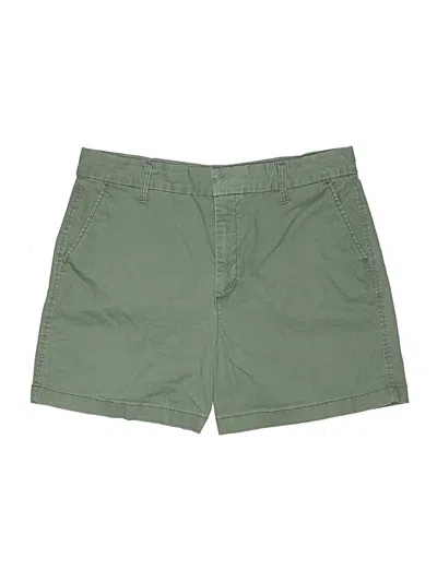 Pre-owned Gloria Vanderbilt Khaki Shorts In Green